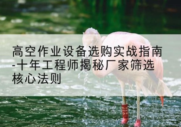 伽师剪叉式升降机厂家-高空作业设备选购实战指南-十年工程师揭秘厂家筛选核心法则